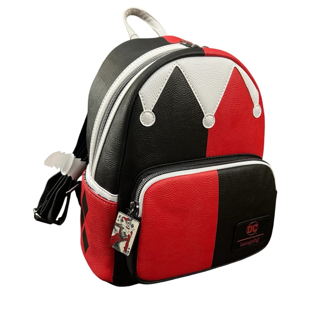 Loungefly x DC Comics Batman Harley Quinn Cosplay Mini Backpack 30th anniversary